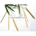 Andrele circulare bambus 100 cm